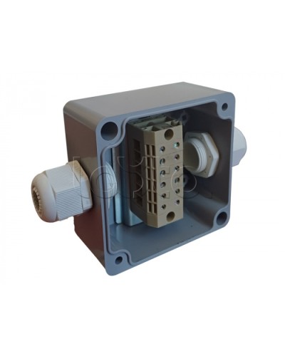 Коробка пылевлагонепроницаемая клеммная G366 А К 10 мм2 АЯКС IP66/IP65, 82x80x55 Магнито-контакт в Красногорске Распределительные коробки Pintop.ru