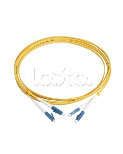 Патч-корд волоконно-оптический Hyperline FC-D2-9-LC/UR-LC/UR-H-3M-LSZH-YL в Красногорске Патч-корды оптические Pintop.ru