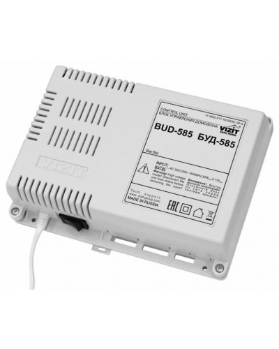 Блок управления и питания периметрового домофона VIZIT БУД-585 в Красногорске Блоки управления многоабонентные Pintop.ru