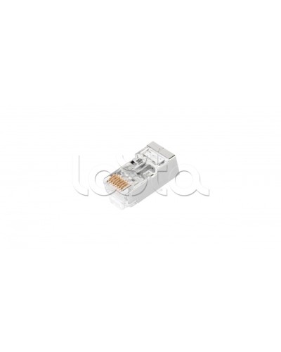 Коннектор NIKOMAX RJ45/8P8C под витую пару, Кат.5е (Класс D), уп-ка 100шт. (NMC-RJ88RZ50SD1-PT-100) в Красногорске Коннекторы и разъемы Pintop.ru