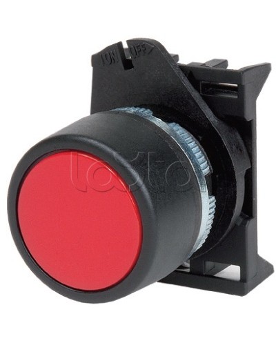 Кнопка плоская без фиксации, красная DKC ABHTR1 в Красногорске Аксессуары для стоек и шкафов Pintop.ru