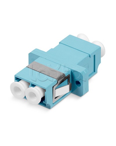 Проходной соединитель LC-LC duplex MM Cabeus (DLC-DLC-MM-OM3) в Красногорске Проходные адаптеры и розетки оптические Pintop.ru