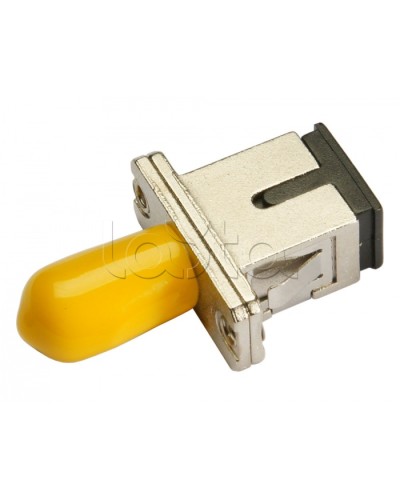 Соединитель проходной ST-SC, SM(для одномодового кабеля), simplex Cabeus ST-SC-SM в Красногорске Проходные адаптеры и розетки оптические Pintop.ru