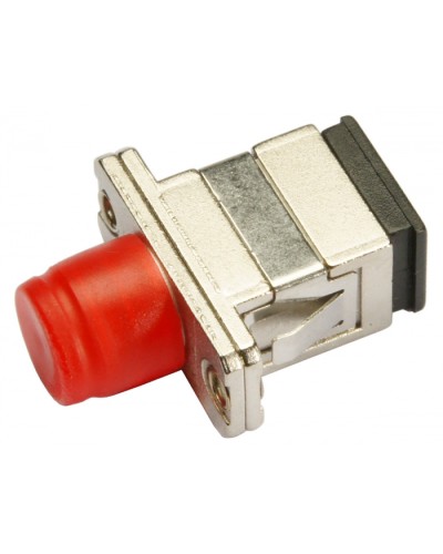 Соединитель проходной SC-FC, SM(для одномодового кабеля), D-тип Cabeus SC-FC-SM в Красногорске Проходные адаптеры и розетки оптические Pintop.ru