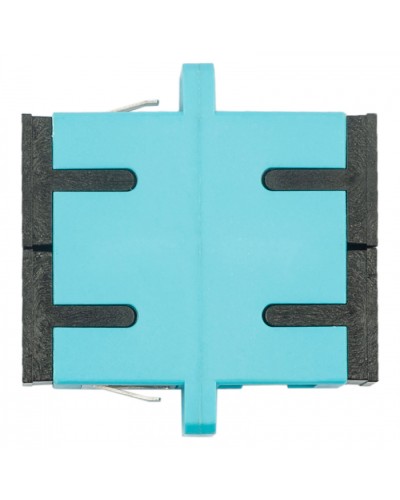 Адаптер оптический проходной SC-SC, OM3, дуплекс (duplex), бирюзовый Datarex DR-541023 в Красногорске Коммутационные изделия Pintop.ru