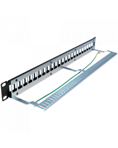 Патч-панель наборная, 24 порта, STP, 1U TWT (TWT-PP24OK-STP) в Красногорске Патч панель Pintop.ru