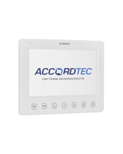 Монитор видеодомофон AccordTec AT-VD 751C/M/SD WH в Красногорске Абонентские IP устройства Pintop.ru