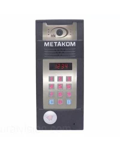 Многоабонентый антивандальный блок вызова со встроенной гибридной видеокамерой Метаком в Красногорске Блоки вызова многоабонентные Pintop.ru