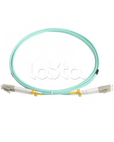 Патч-корд волоконно-оптический MM 50/125(OM3), LC-LC, duplex, LSZH, 2 м Hyperline FC-D2-503-LC/PR-LC/PR-H-2M-LSZH-AQ (FC-503-LC-LC-10G-2M) в Красногорске Патч-корды оптические Pintop.ru