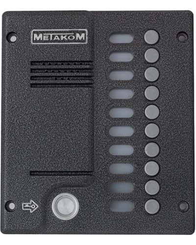 Блок вызова домофона Метаком MК10.2-TM4EVN в Красногорске Вызывные видеопанели малоабонентные Pintop.ru