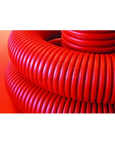 Труба гибкая двустенная д.110мм цвет красный, без протяжки DKC 120911100 в Красногорске Стяжки-хомуты Pintop.ru