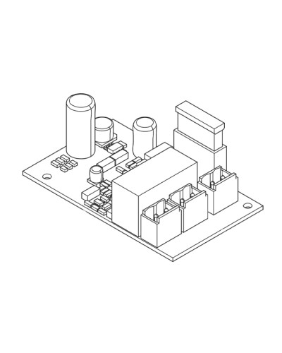 Came LB39 (002LB39) - Плата аварийного питания для подключения и зарядки 2 аккумуляторов, 12 В - 7 Ач в Красногорске Запчасти для шлагбаумов и автоматики Pintop.ru