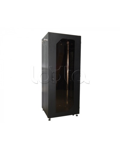 Шкаф телекоммуникационный Тромбон ТШ-386060Ч10 напольный 38U на 10 приборов в Красногорске Система оповещения и трансляции Pintop.ru