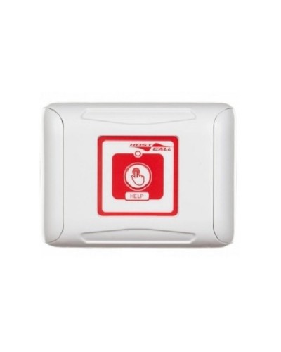 Влагозащищенная радиокнопка вызова Hostcall MP-411W2 в Красногорске Система оповещения и трансляции Hostcall Pintop.ru