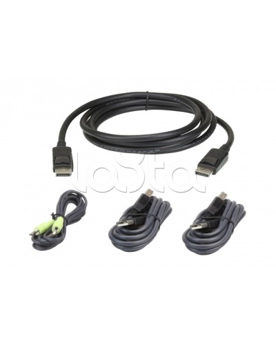 Комплект кабелей USB, DisplayPort для защищенного KVM-переключателя (1.8м)ATEN 2L-7D02UDPX4 в Красногорске Видеоусилители, Модуляторы, Делители Pintop.ru