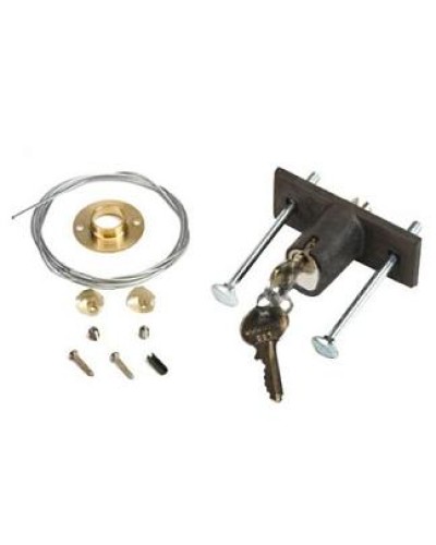 Замок дистанционной разблокировки потолочного привода с ключом №1 Faac 424591001 в Красногорске Запчасти для шлагбаумов и автоматики Pintop.ru