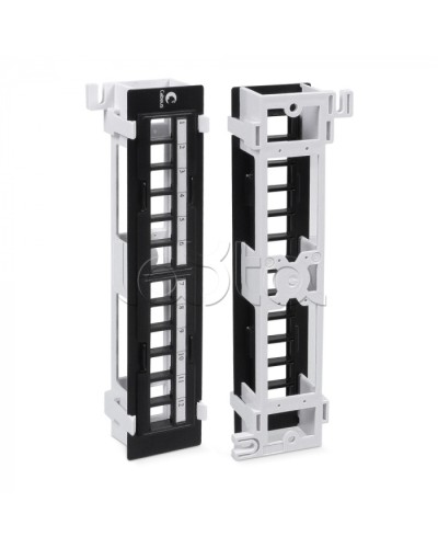 Патч-панель настенная 12 портов без модулей Cabeus (PLB-12-WL) в Красногорске Патч панель Pintop.ru