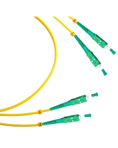 Шнур оптический duplex SC/APC-SC/APC 9/125 sm 3м LSZH Cabeus FOP(d)-9-SC/APC-SC/APC-3m в Красногорске Патч-корды оптические Pintop.ru