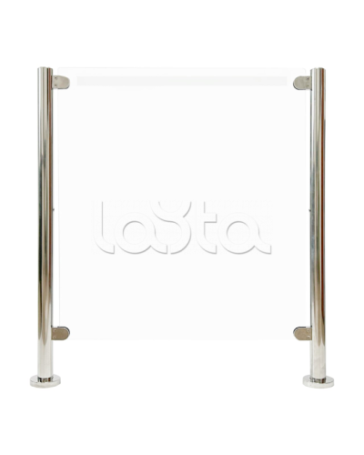 RUBEZH STRAZH Стойка вертикальная СВ-3Н (стекл.) в Красногорске Ограждения Pintop.ru