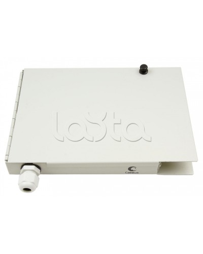 Бокс оптический настенный 19 на 8 SC/LC портов Cabeus JJT-8-SC в Красногорске Кросс оптический Pintop.ru