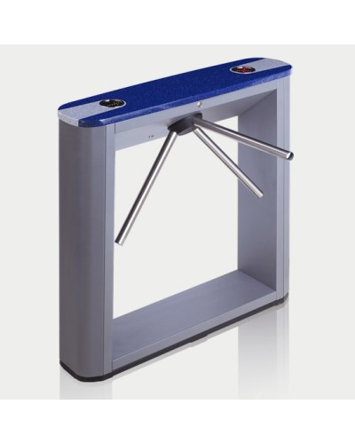 Турникет тумбовый электромеханический со стандартными планками, синей крышкой PERCo-TTD-03.1S (стандартные планки, синяя крышка) в Красногорске Турникеты Pintop.ru