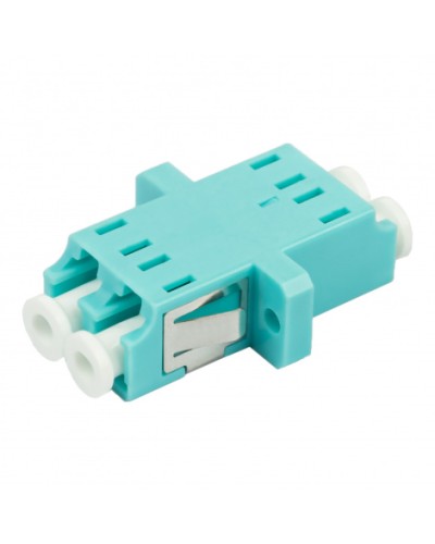 Адаптер оптический проходной LC-LC, OM3, дуплекс (duplex), бирюзовый Datarex DR-541123 в Красногорске Коммутационные изделия Pintop.ru