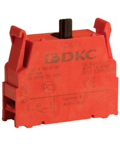 Блок контактный с клеммными зажимами (нормально-замкнутый) DKC ACVL01 в Красногорске Клеммные колодки Pintop.ru