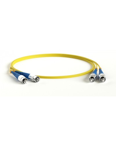 Патч-корд волоконно-оптический Hyperline FC-D2-9-FC/UR-ST/UR-H-1M-LSZH-YL в Красногорске Патч-корды оптические Pintop.ru