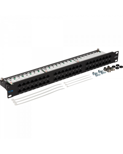 Патч-панель 48 портов, UTP, кат.6, 1U TWT (TWT-PP48/1U-U6) в Красногорске Патч панель Pintop.ru