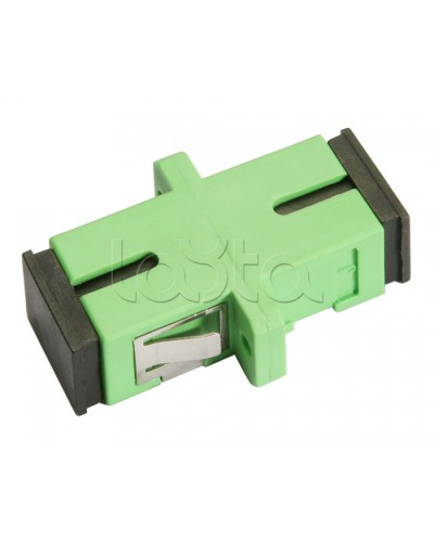 Соединитель проходной SC/APC-SC/APC, SM(для одномодового кабеля), simplex Cabeus SC/APC-SM в Красногорске Проходные адаптеры и розетки оптические Pintop.ru