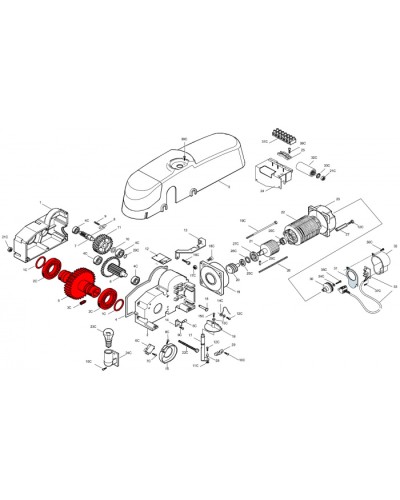 Электродвигатель E300 Came 119RIE136 в Красногорске Запчасти для шлагбаумов и автоматики Pintop.ru