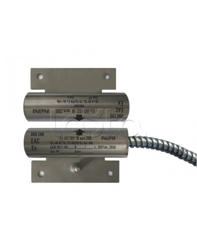 Извещатель охранный точечный магнитоконтактный взрывозащищённый Магнито-контакт Ех ИО102 N исп.200 вывод с магнитом М-100 1Ex d IIC T6 Gb / РB Ex d I Mb в Красногорске Извещатели охранные (Ex) Pintop.ru