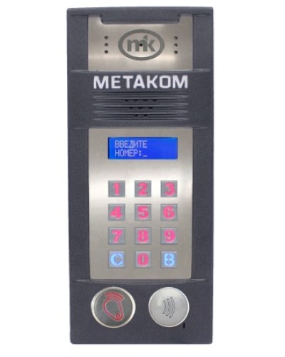 Многоабонентый антивандальный блок вызова со встроенной видеокамерой Метаком MК2018-RFMFСGV в Красногорске Блоки вызова многоабонентные Pintop.ru