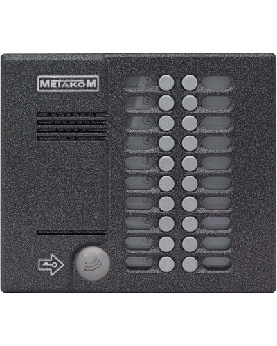 Блок вызова домофона Метаком MK20.2-MFE в Красногорске Вызывные аудиопанели малоабонентные Pintop.ru