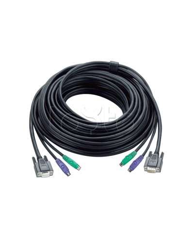 КВМ-кабель с интерфейсами PS/2, VGA (3м) ATEN 2L-1003P в Красногорске Видеоусилители, Модуляторы, Делители Pintop.ru