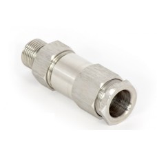 Спектрон КВБ-25/16-2У-Н-G3/4 - кабельный ввод для бронированного кабеля с двойным уплотнением резьбой G3/4, внешним диаметром кабеля D=21-25 мм и проходным диаметром кабеля d=12-16 мм