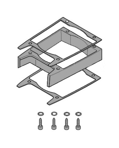 Удлинитель кожуха электродвигателя C-BXK, C-BXEK Came 119RICX043 в Красногорске Запчасти для шлагбаумов и автоматики Pintop.ru
