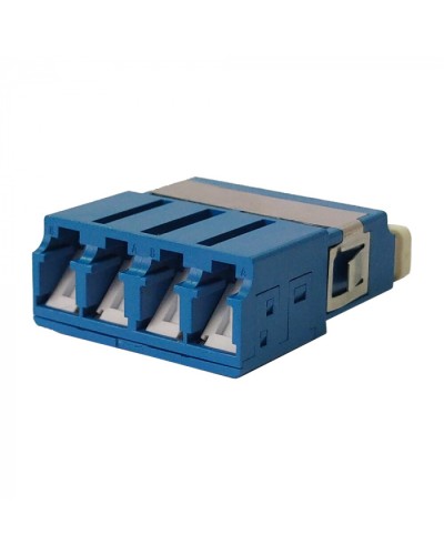 Адаптер оптический LC SM, со шторкой, корпус SC, квадро LANMASTER (LAN-4LCS/SH-AM-SM) в Красногорске Проходные адаптеры и розетки оптические Pintop.ru