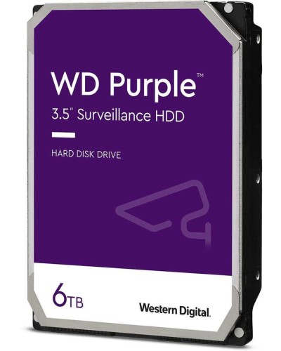 Жесткий диск Western Digital Purple HDD 6 Tb SATA-III 3.5 WD62PURZ в Красногорске Жесткие диски (HDD) Pintop.ru