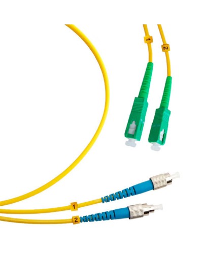 Шнур оптический duplex SC/APC-FC/UPC 9/125 sm 3м LSZH Cabeus FOP(d)-9-SC/APC-FC/UPC-3m в Красногорске Патч-корды оптические Pintop.ru