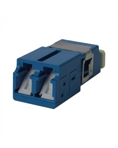 Адаптер оптический LC OM3, со шторкой, корпус SC, дуплексный LANMASTER (LAN-2LCS/SH-AM-OM3) в Красногорске Коннекторы ВО Pintop.ru