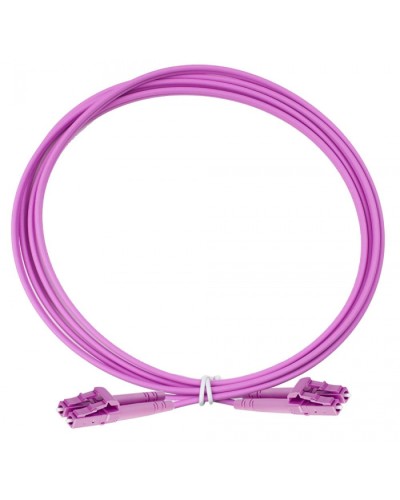 Оптический коммутационный шнур дуплексный, OM4, 2х50/125, LC-LC, 7 м Eurolan (41F-40-LC-LC-07) в Красногорске Патч-корды и пигтейлы Pintop.ru