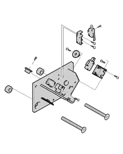 Механические упоры концевых положений G4040 G4041 в сборе Came 119RIG177 в Красногорске Запчасти для шлагбаумов и автоматики Pintop.ru