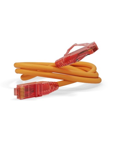 Патч-корд U/UTP Hyperline PC-LPM-UTP-RJ45-RJ45-C5e-5M-LSZH-OR в Красногорске Патчкорды (медные) Pintop.ru