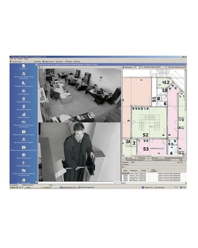 ПО Модуль Центральный пост PERCo-SM13 в Красногорске Сетевая СКУД Perco Pintop.ru