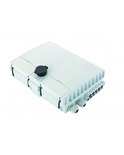 Бокс оптический настенный FTTx, IP65, 16 адаптеров, белый Eurolan (48P-00-16-65WT) в Красногорске Проходные адаптеры и розетки оптические Pintop.ru