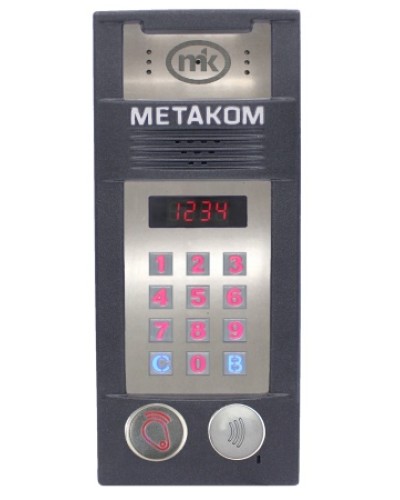 Многоабонентый антивандальный блок вызова со встроенной видеокамерой Метаком MК2018-RFMFСV в Красногорске Блоки вызова многоабонентные Pintop.ru