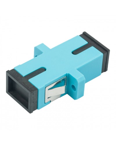 Адаптер оптический проходной SC-SC, OM3, симплекс (simplex), бирюзовый Datarex DR-540023 в Красногорске Коммутационные изделия Pintop.ru
