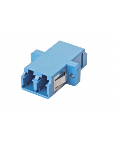 Оптический адаптер OS2, дуплекс LC, с фланцами, синий Eurolan (36A-S2-2L-02BU) в Красногорске Проходные адаптеры и розетки оптические Pintop.ru