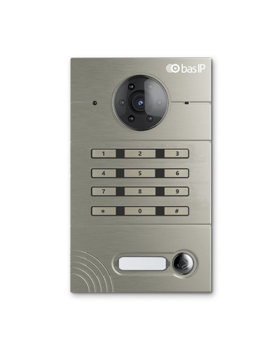 Панель вызывная BAS-IP AV-01KD GREY в Красногорске Вызывные видеопанели малоабонентные Pintop.ru